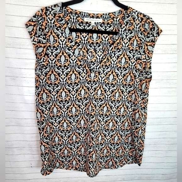 DANIEL RAINN PAISLEY PRINT BLOUSE, SZ MEDIUM - Picture 1 of 6